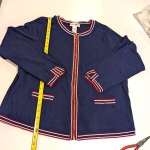 Super fun Navy with Red and White accents